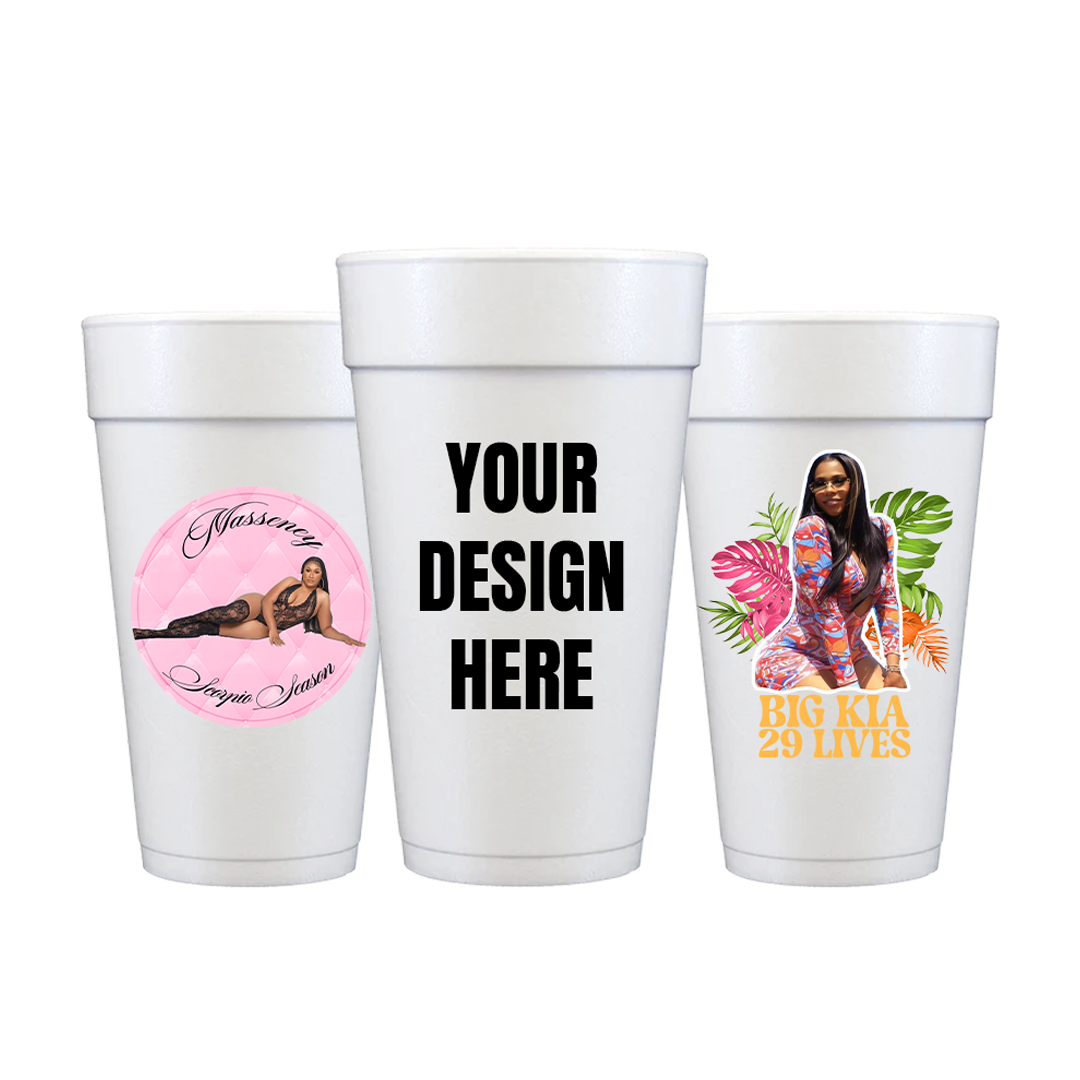 Custom Styrofoam Cups – 24oz