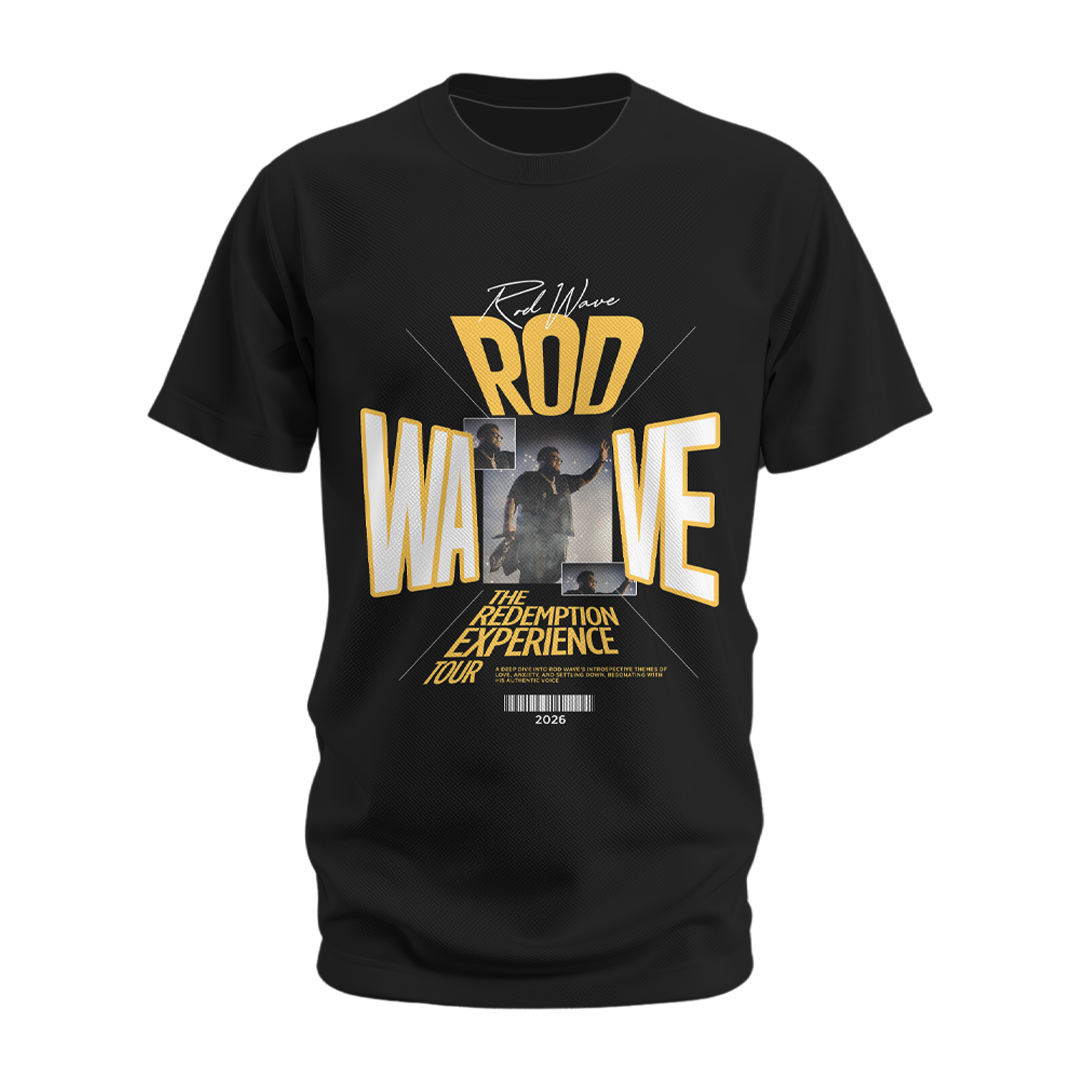 CUSTOM ROD WAVE REDEMPTION TOUR SHIRT