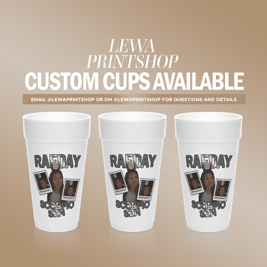 Custom Styrofoam Cups – 24oz