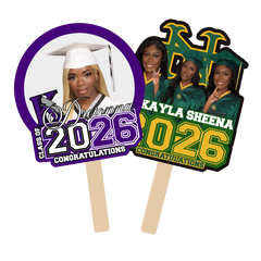Custom Graduation Fans